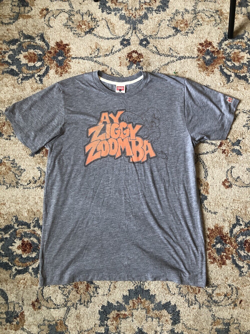 Homage Shirt Bowling Green AY ZIGGY ZOOMBA BGSU Falcons Tee Gray Size Large